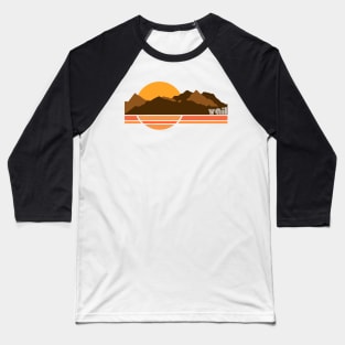 Vail Colorado Retro 70s Tourist Souvenir Baseball T-Shirt